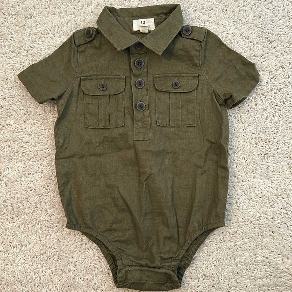 Toddler Linen Romper